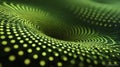 Green Abstract Dotted Pattern Creating Immersive Hole Design Royalty Free Stock Photo