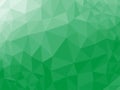 Green abstract geometric rumpled triangular low poly style vector illustration graphic background Royalty Free Stock Photo