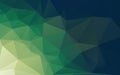 Green Abstract Low Poly Vector Background