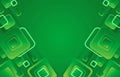 Green Abstract Neon Object Background