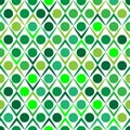 Green abstract ornament, seamless pattern