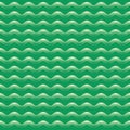 Green abstract pattern with waves