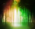Green Abstract Stage Background