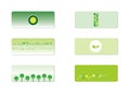 Green Ad background Stickers