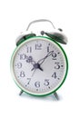 Green alarm clock