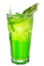 Green Alcoholic Cocktail Royalty Free Stock Photo