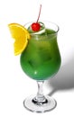 Green Alcoholic Cocktail Royalty Free Stock Photo