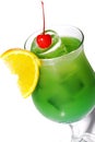 Green Alcoholic Cocktail Royalty Free Stock Photo