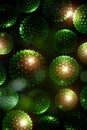 Green Algae Cells 3D Illustration