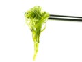 Green algae and chopsticks