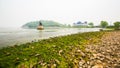 Green algae polluted lake taihu in wuxi