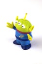 Green alien is a character from the movie series Toy Story