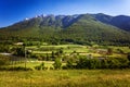 Green alpine landscape in Trento Royalty Free Stock Photo