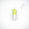 Green alternative medication concept