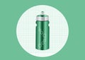 Green aluminum bottle water , illustration Royalty Free Stock Photo