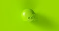 Green American Football Helmet Royalty Free Stock Photo