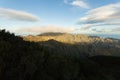 Green Anaga Mountains. Light and Shadow. Hiking on Tenerife.