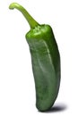 Green Anaheim chile, paths Royalty Free Stock Photo