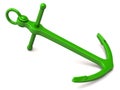 Green anchor