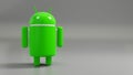 Green Android robot mascot