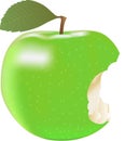 Green Apple. Royalty Free Stock Photo