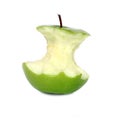 Green apple core