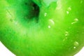 Green apple detail Royalty Free Stock Photo