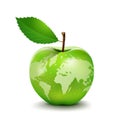 Green apple earth design Royalty Free Stock Photo