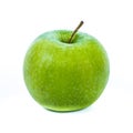 Isolated green apple fruit