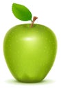 Green apple Granny Smith on white background Royalty Free Stock Photo