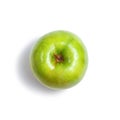 Green apple granny smith on white isolated Royalty Free Stock Photo