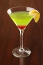 Green Apple Martini Royalty Free Stock Photo