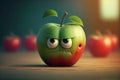 The Green Apple\'s Sad Face