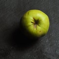 Green apple top view close up Royalty Free Stock Photo