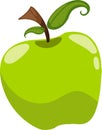 Green apple vector Royalty Free Stock Photo