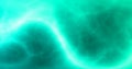 green aquamarine abstract background. grainy noisy blurry texture. flowing 3d lines place for text, template. copy spase