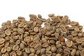 Green Arabica coffee beans