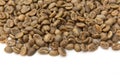 Green Arabica coffee beans