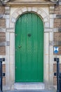Green Arch Door