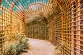 Green archway in a beautiful Versailles garden