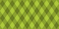 Green argyle vector pattern - seamless texture Royalty Free Stock Photo