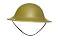 Green army fancy dress helmet