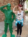 Green army man from toy story