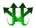 Green arrow logo