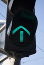 Green Arrow Traffic Light Royalty Free Stock Photo