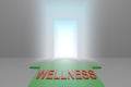 Wellness to the open gate Royalty Free Stock Photo
