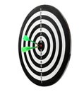Green arrows hitting target on  board against white background Royalty Free Stock Photo