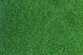 Green artificial grass pattern and texture for background. Royalty Free Stock Photo