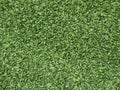 Green artificial turf surface grass texture close up view Royalty Free Stock Photo