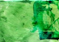 Green artistic abstract painted texture, grunge painting, decorative green painting, random brush strokes Royalty Free Stock Photo